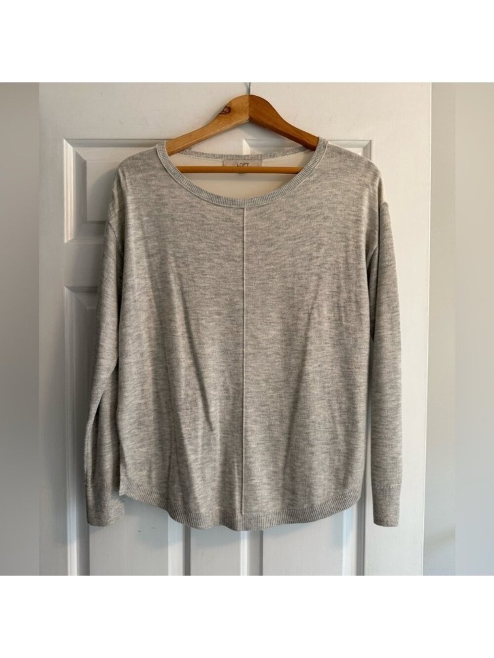 Loft Women’s Mixed Media Sweater Top Size S